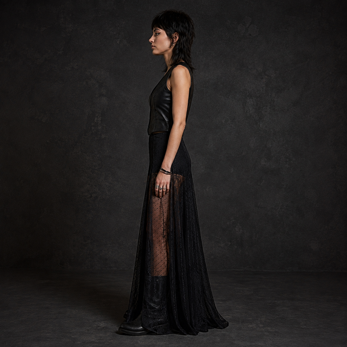 Icon Sheer Lace Maxi Shorts