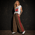 Leopard Racer Trousers