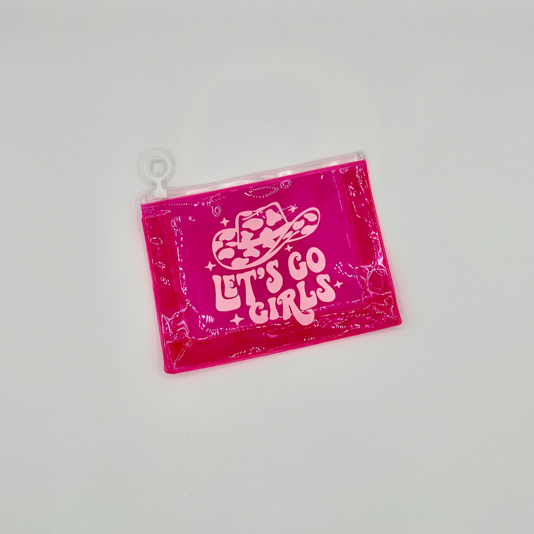 Let's Go Girls Pouch - Hot Pink