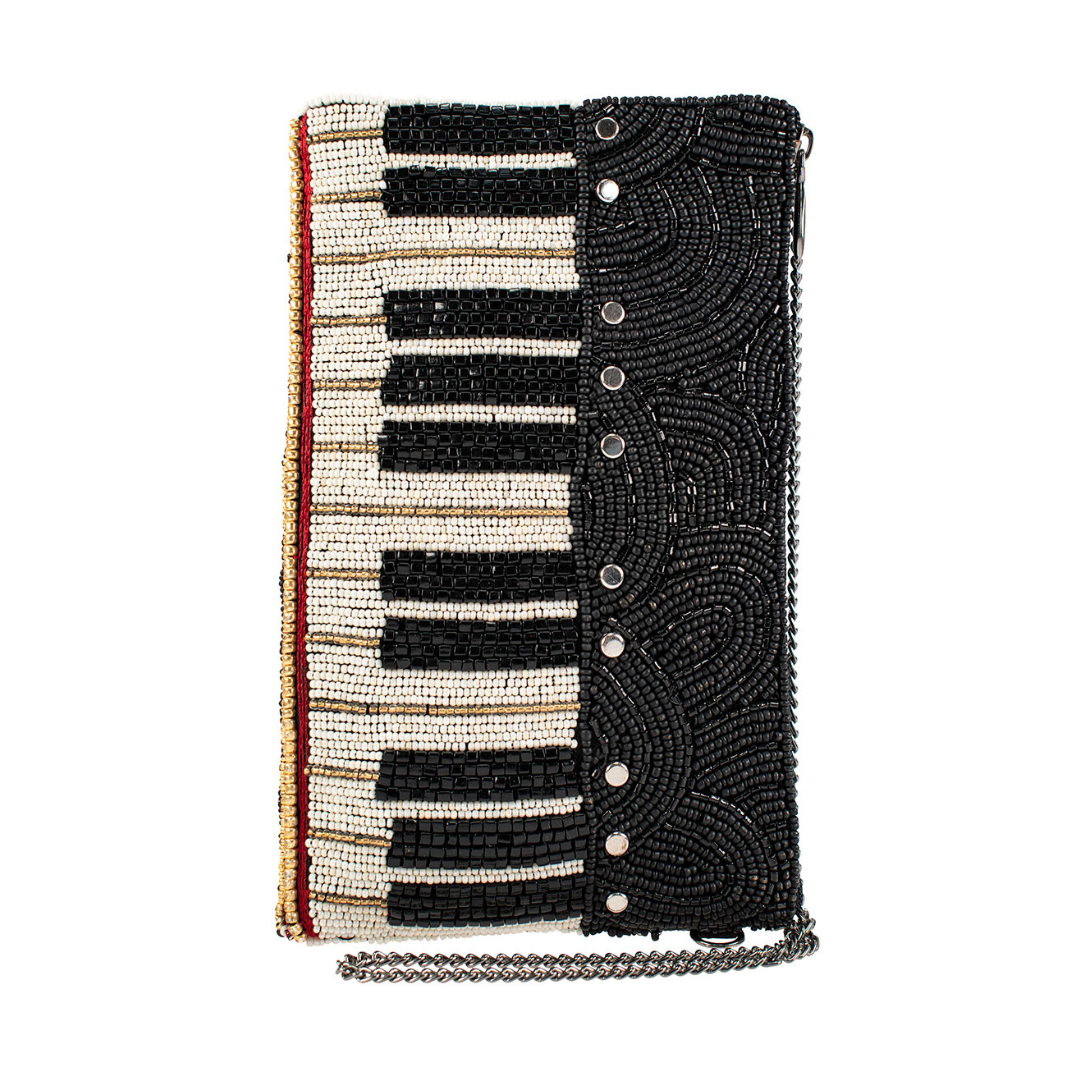 Keys To My Heart Beaded Phone Bag