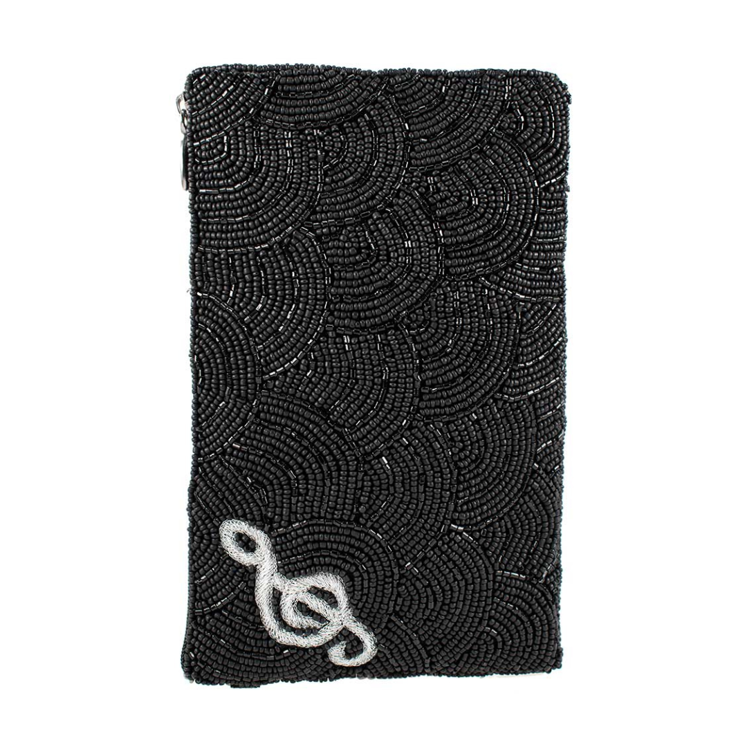 Keys To My Heart Beaded Phone Bag