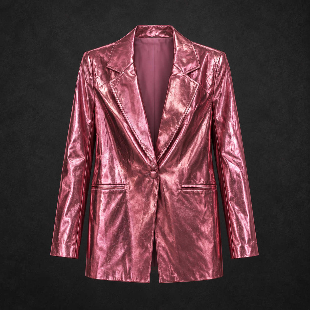 Make Your Move Metallic Pink Blazer