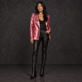 Make Your Move Metallic Pink Blazer