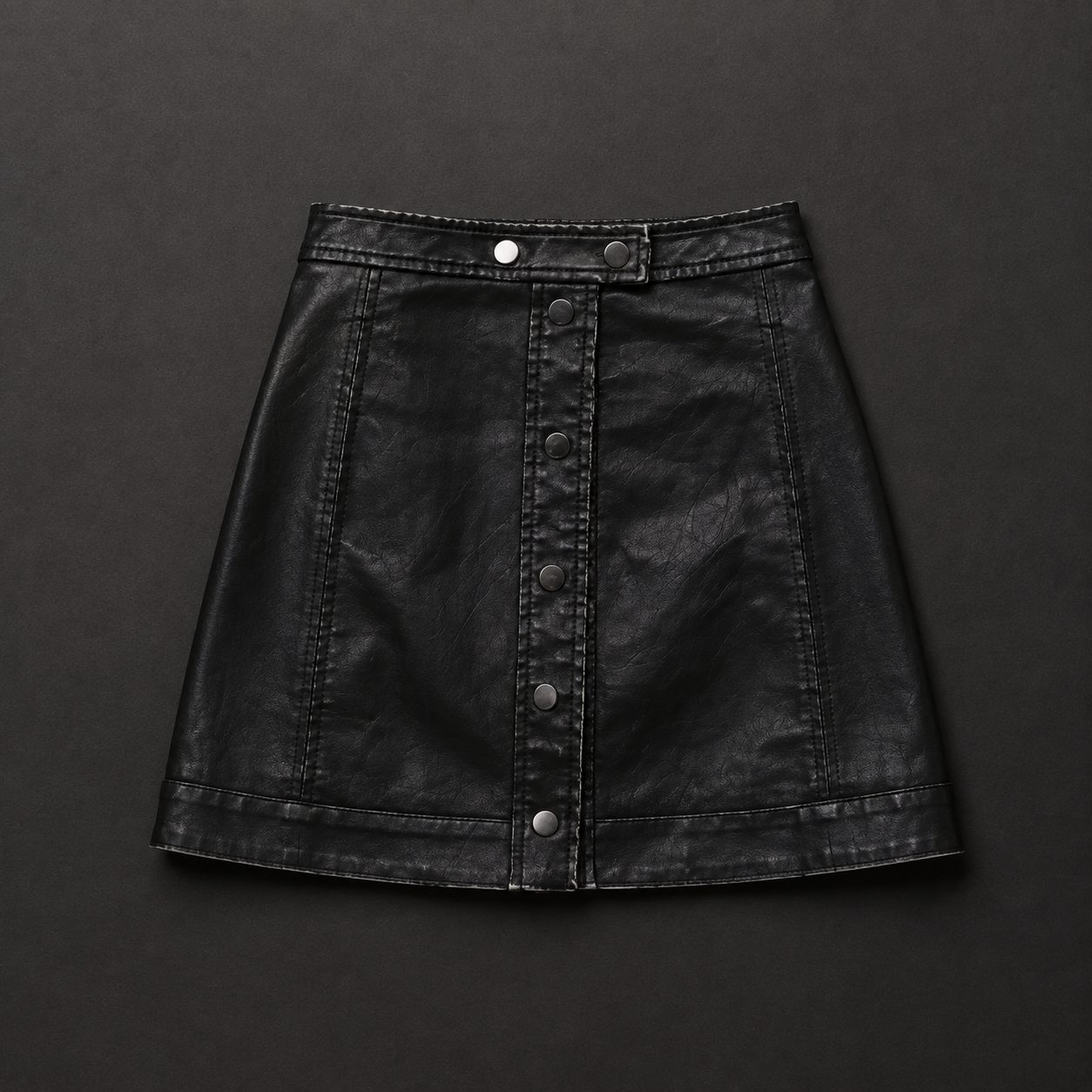 Midnight Muse Faux Leather Skirt