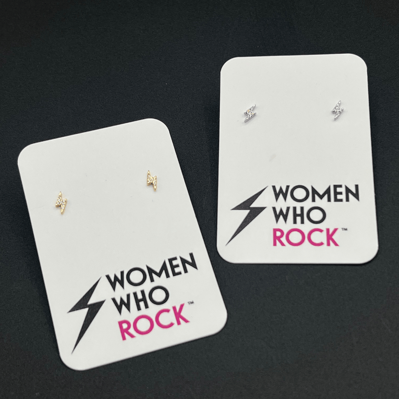 Mini Lightning Bolt Stud Earrings