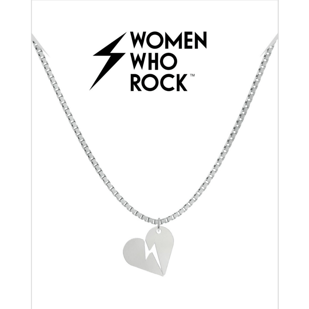 Power Heart Necklace - Women Who Rock™