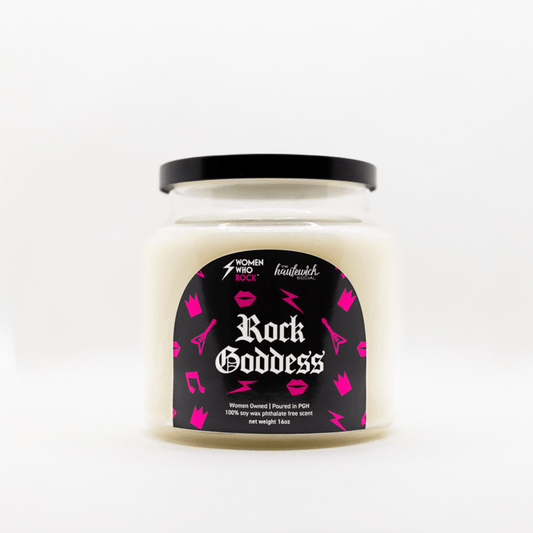 "Rock Goddess" Candle 16oz - Women Who Rock x The Haute Wick Social