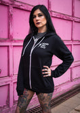 Load image into Gallery viewer, Women Who Rock Tour Zip Up Hoodie
