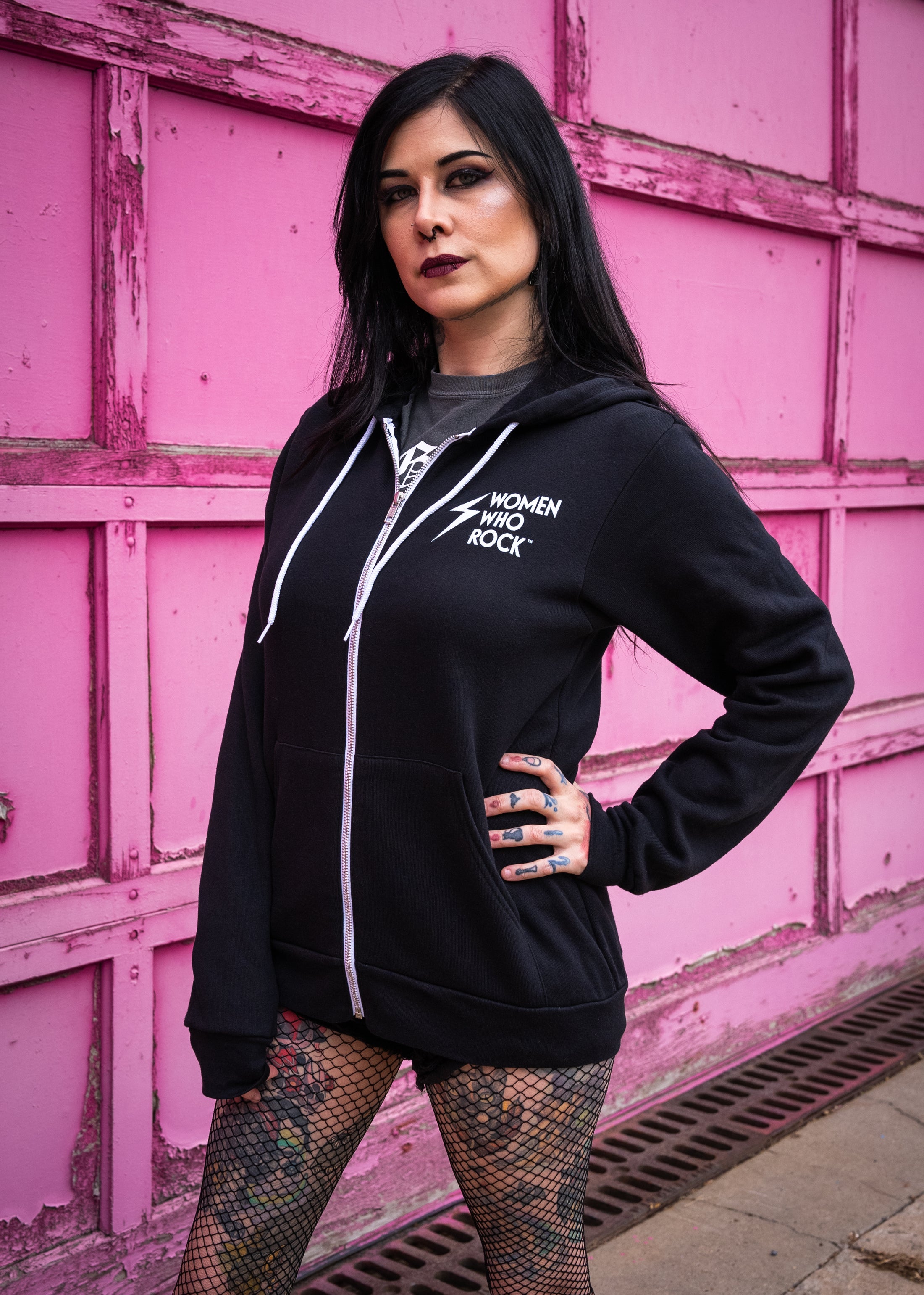 Women Who Rock Tour Zip Up Hoodie
