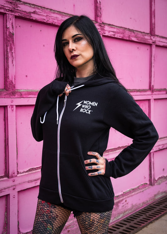 Women Who Rock Tour Zip Up Hoodie