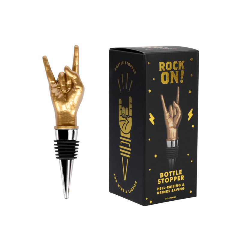 Rock On Wine Bottle Stopper