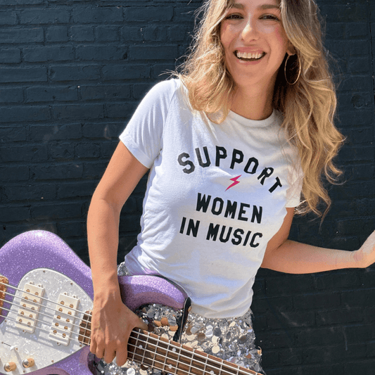 Support Women In Music T-Shirt - Women Who Rock™
