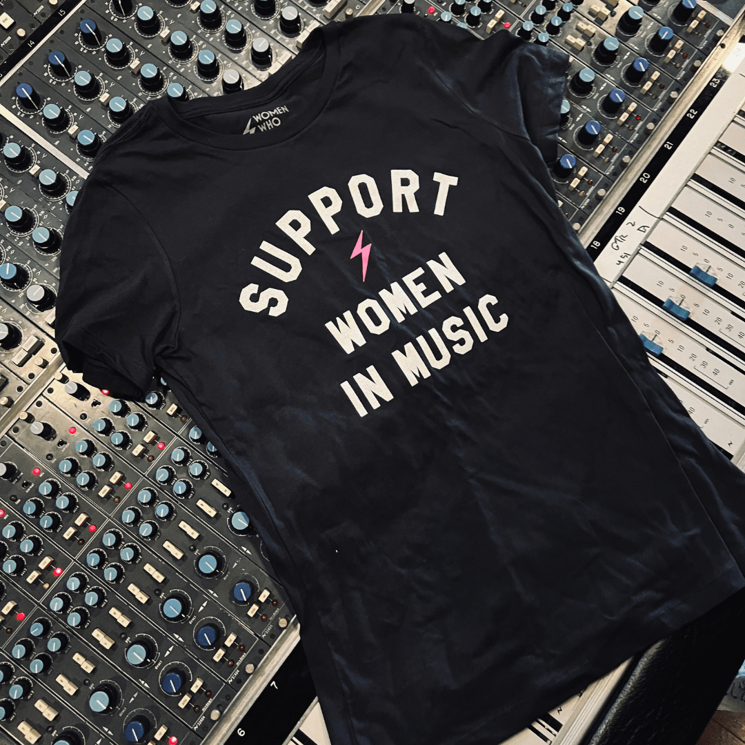 Support Women In Music T-Shirt - Women Who Rock™
