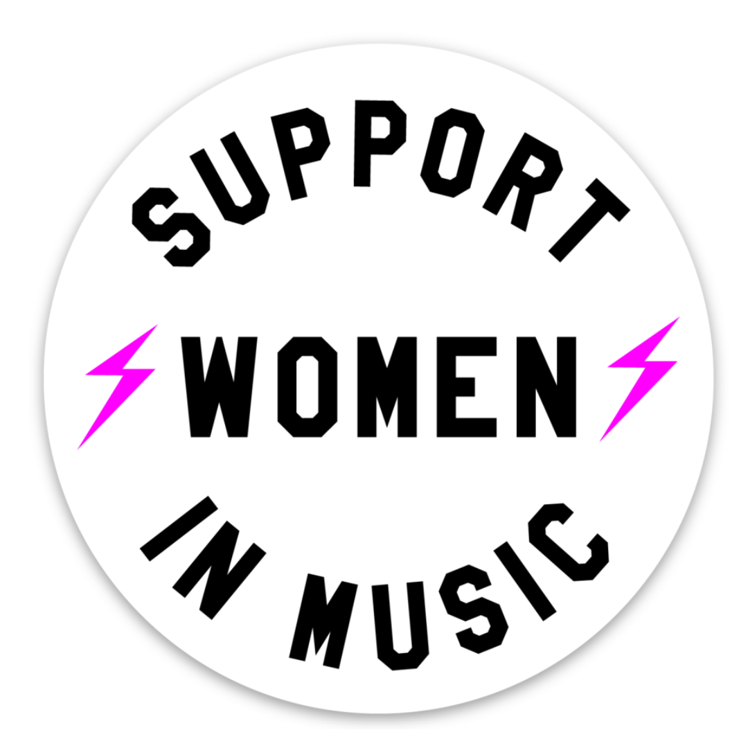 'Support Women In Music' Sticker