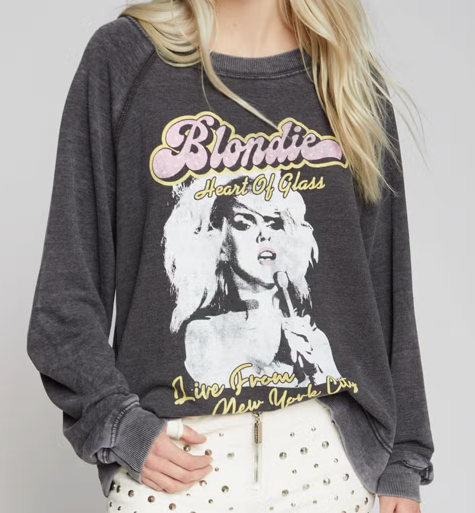 Blondie Heart of Glass Vintage Style Sweatshirt