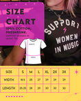 Load image into Gallery viewer, Support Women In Music T-Shirt - Women Who Rock™
