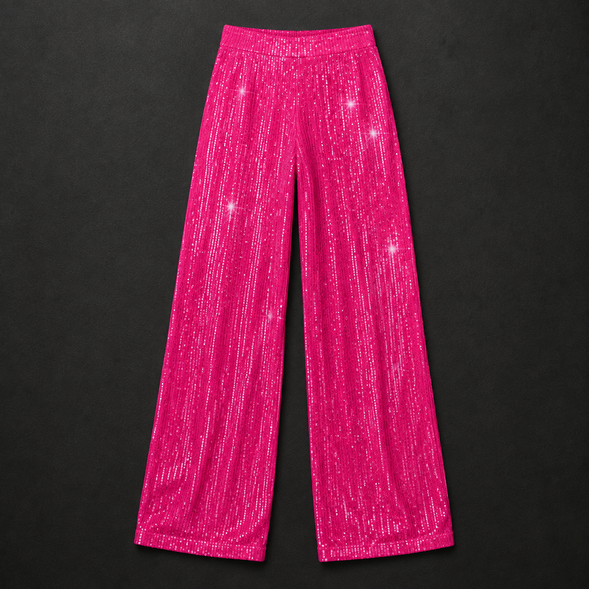 Starlight Sequin Wide-Leg Pants