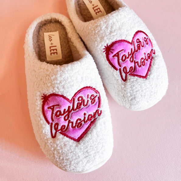 Taylor's Version Plush Slippers