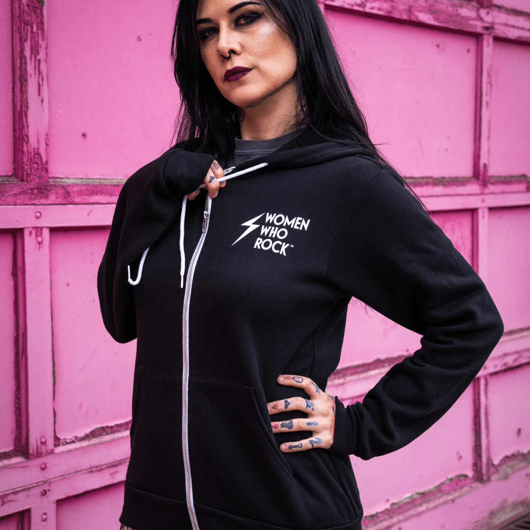 Women Who Rock Tour Zip Up Hoodie