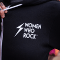 Load image into Gallery viewer, Women Who Rock Tour Zip Up Hoodie
