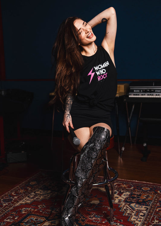 Women Who Rock Logo Tank