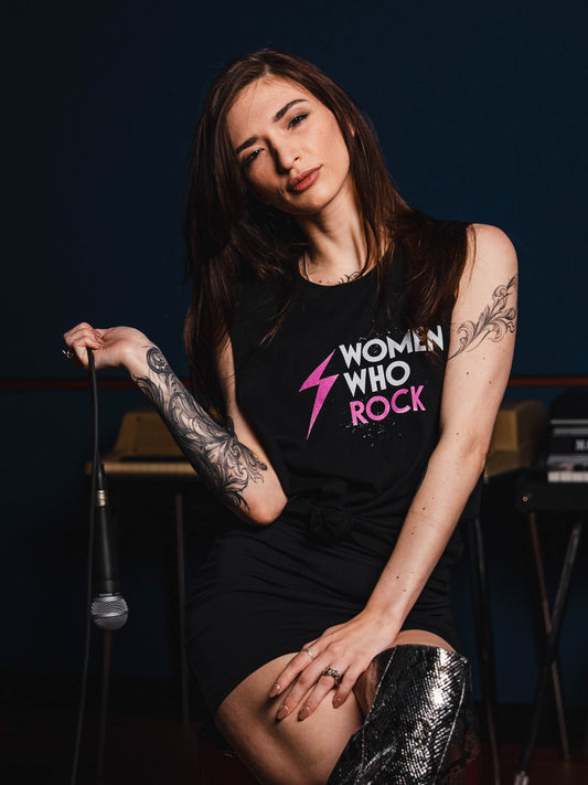 Women Who Rock Logo Tank