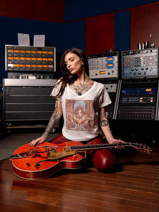 Melinda & The Night Sky Tee - Women's Cut V-Neck