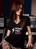 Load image into Gallery viewer, Logo V-Neck - Women's - Women Who Rock

