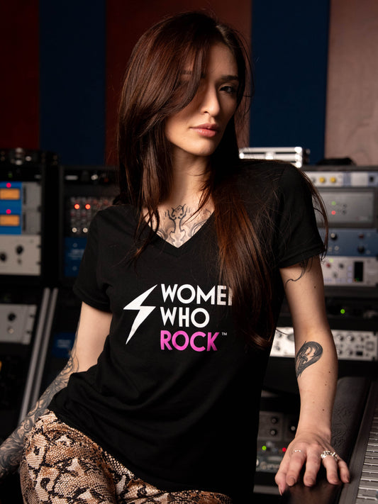Logo V-Neck - Women's - Women Who Rock