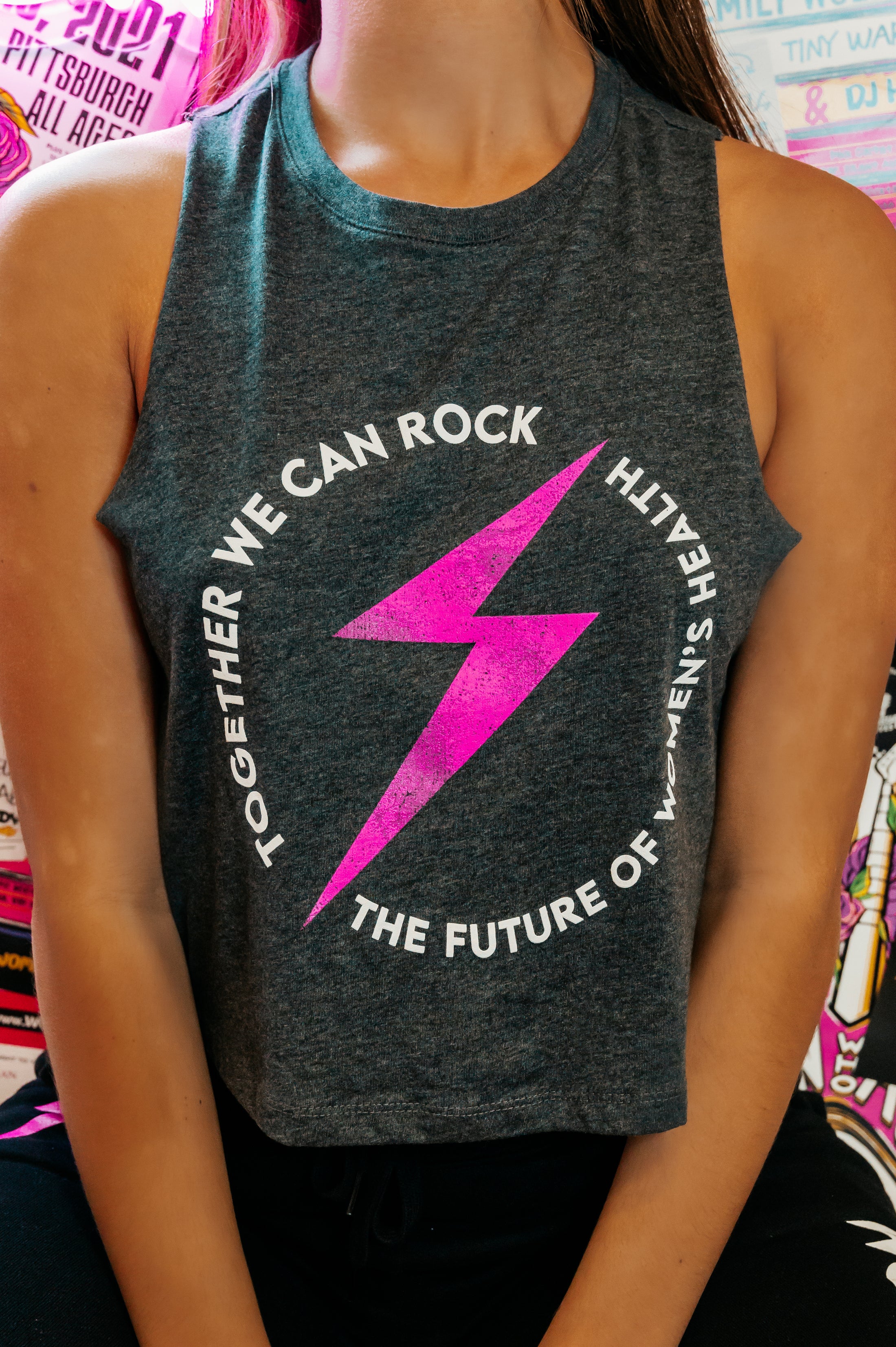 Rock the Future of Women's Health Tank - Women Who Rock