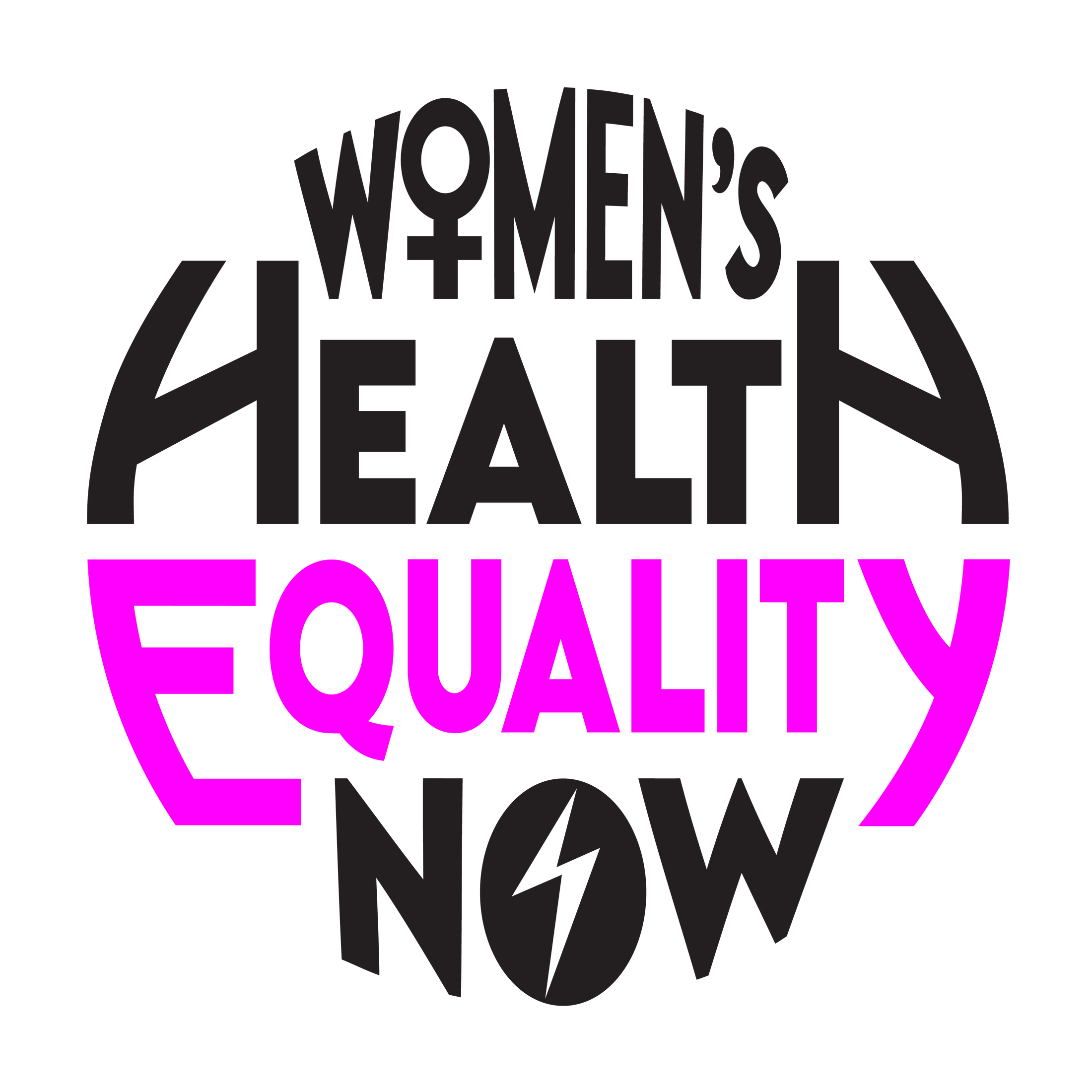'Women's Health Equality Now' Sticker