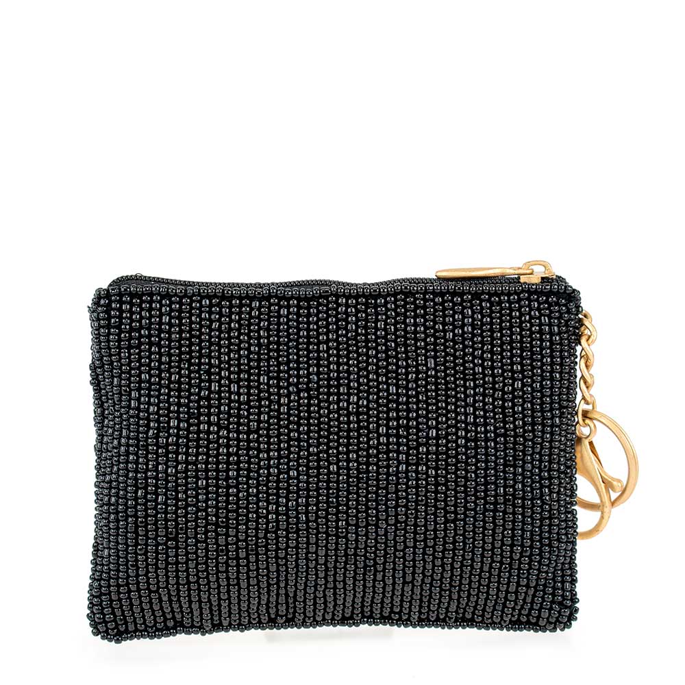 Beaded Piano & Notes Coin Purse