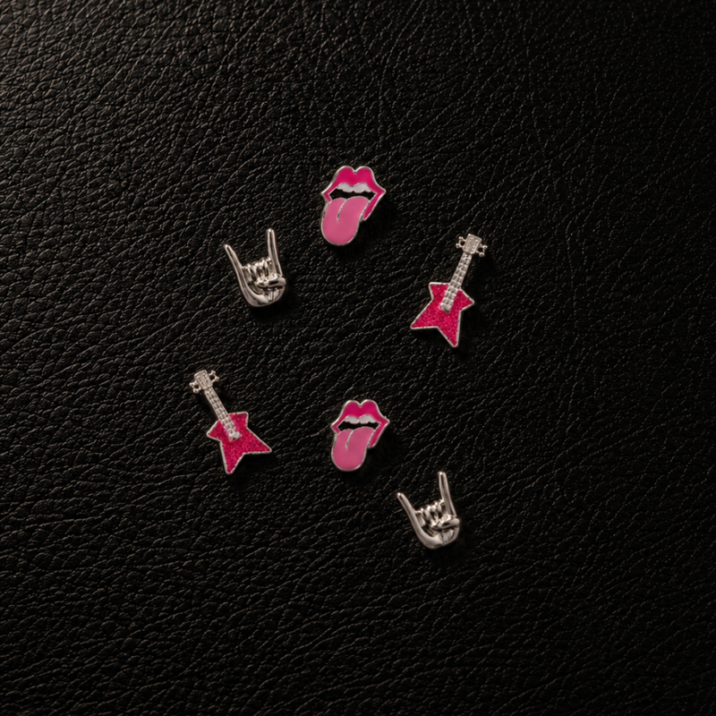 Mini Rock & Roll Earring Set