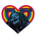 Janis Joplin Heart Sticker