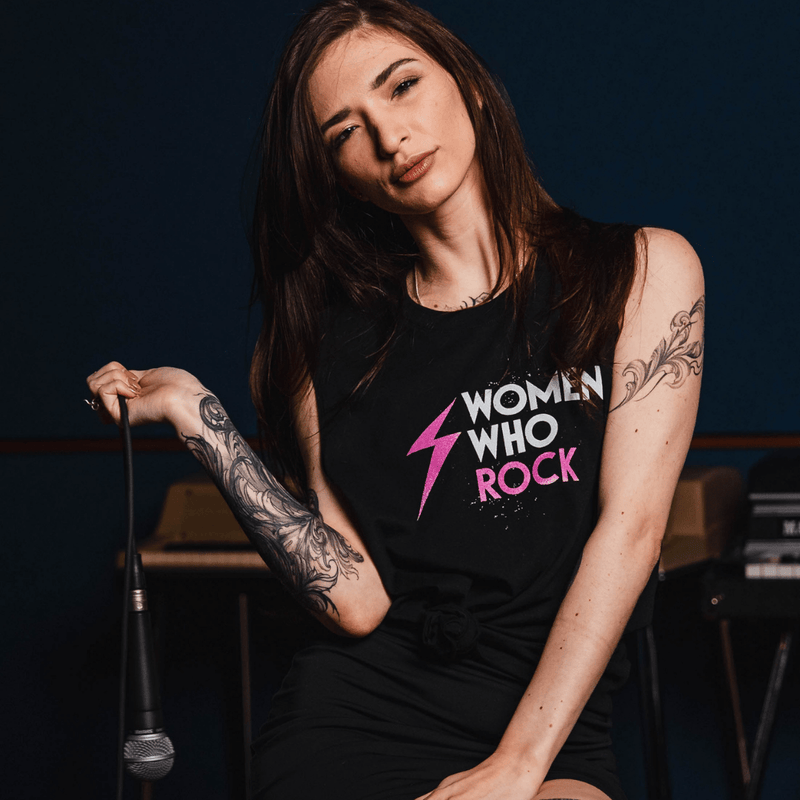 Women Who Rock Logo Tank