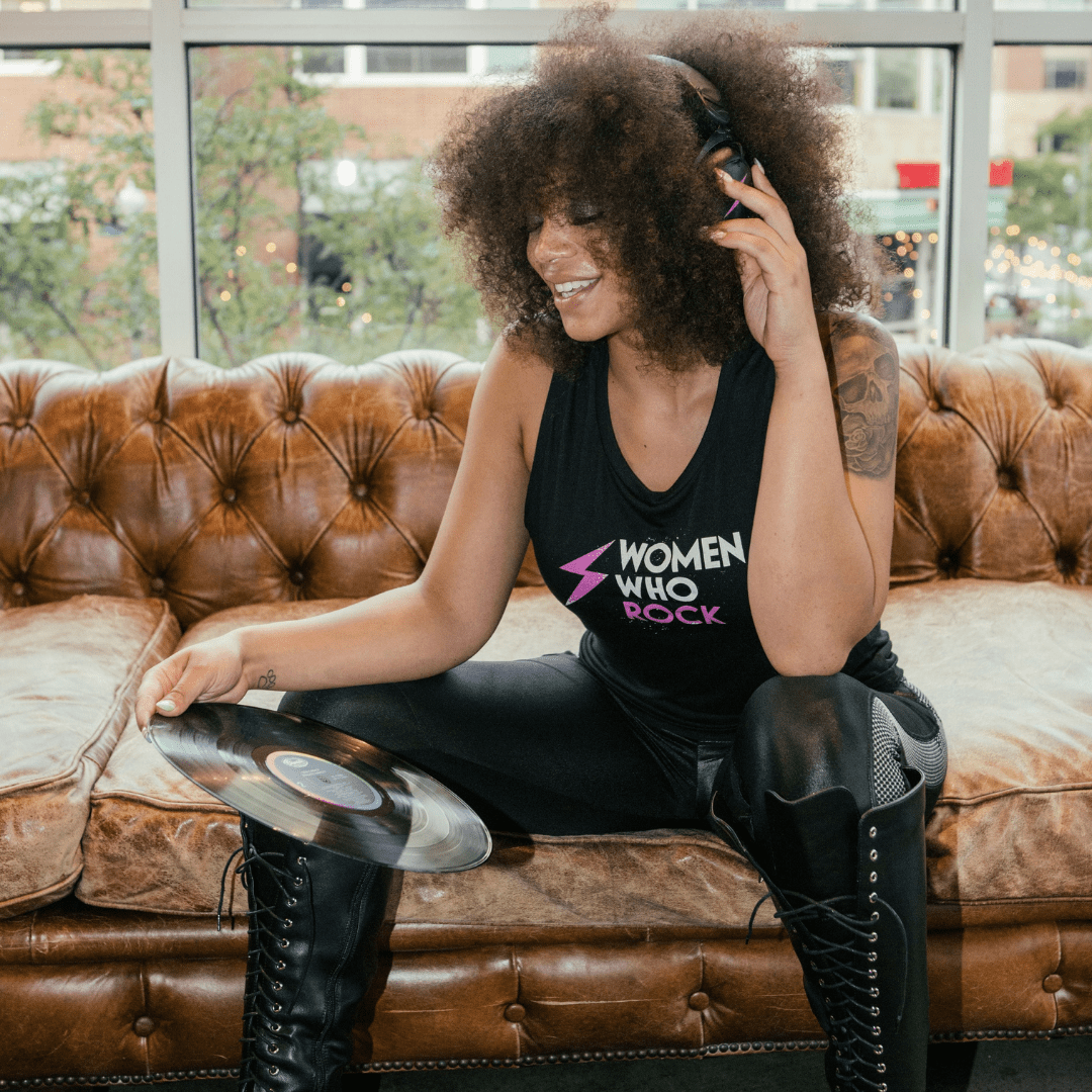Women Who Rock Logo Tank