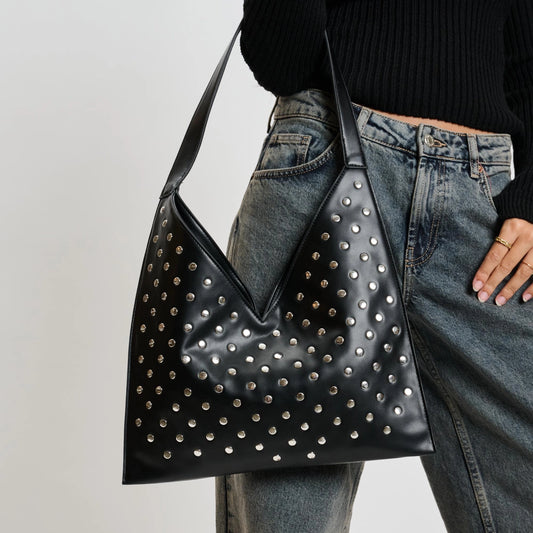 Midnight Rebel Studded Purse