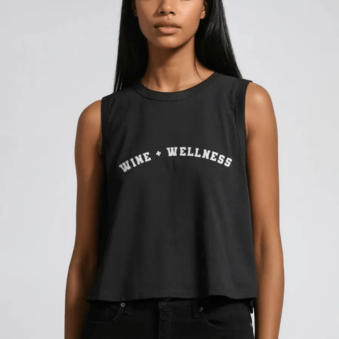 Wine + Wellness Crop Tank