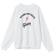 Gibson x Women Who Rock Crewneck Sweatshirt (White)