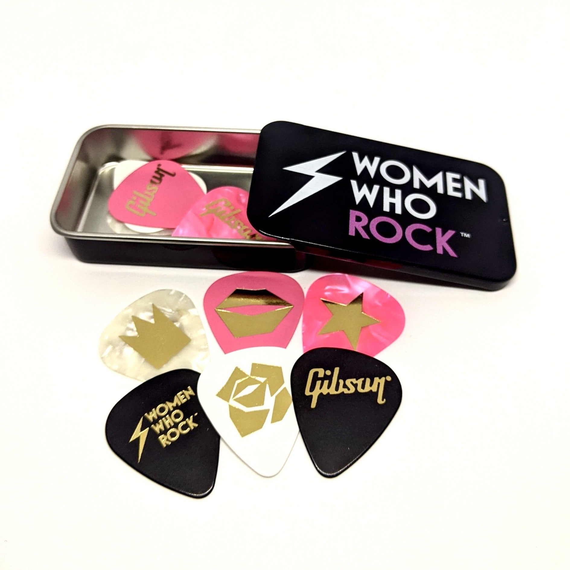 Gibson X Women Who Rock Guitar Pick Tins