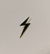 Black Lightning Bolt Pin - Limited Edition - Women Who Rock