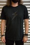 Load image into Gallery viewer, Black Lightning Bolt T-Shirt - Unisex
