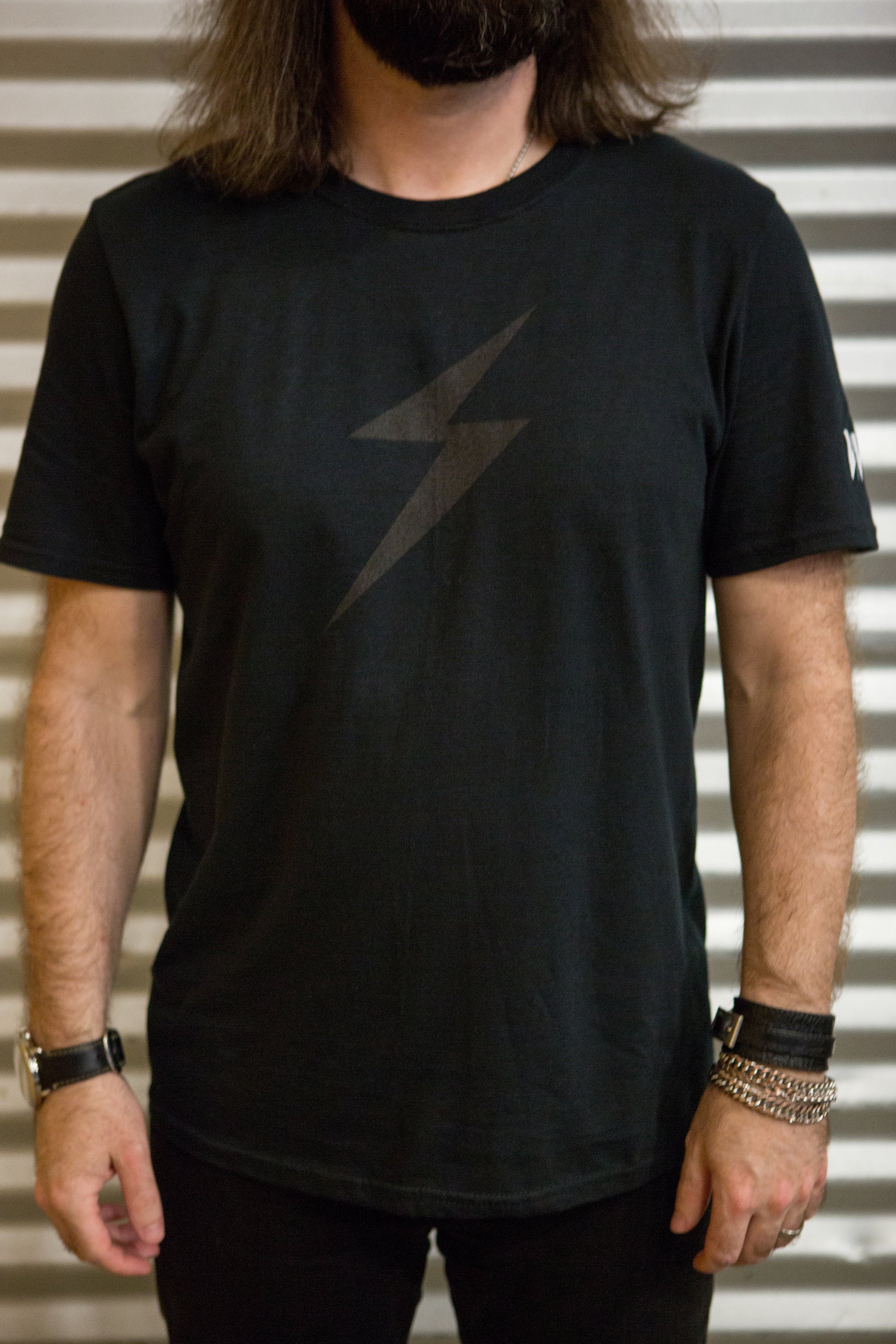 Black Lightning Bolt T-Shirt - Unisex