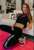 Load image into Gallery viewer, WWR JOGGER SWEATPANTS - Black x Electric Pink

